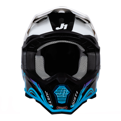 CASCO J22F FIBRA DE VIDRIO FLUID BLUE/BLACK L JUST1