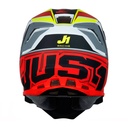 CASCO J22F FIBRA DE VIDRIO FRENETIK FIRE FLUO YELLOW/RED/WHITE MATT S JUST1
