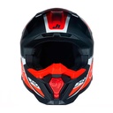CASCO J40 FLASH RED/WHITE/BLACK MATT S JUST1