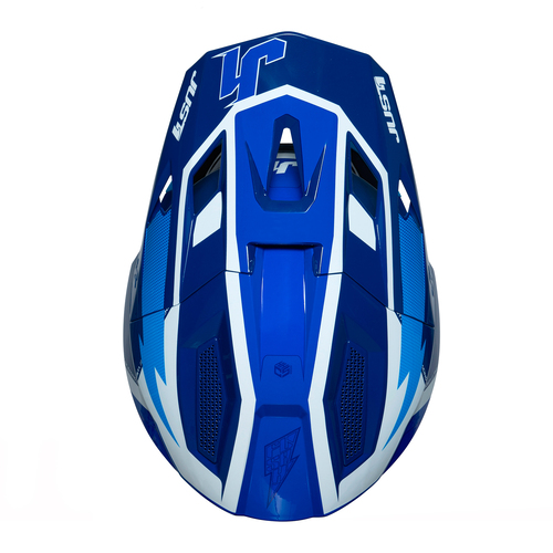 CASCO J40 FLASH WHITE/BLUE MATT S JUST1