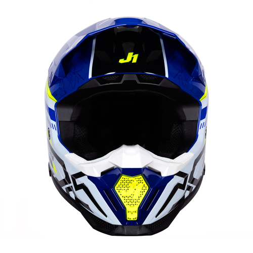 CASCO J40 MISSION FLUO YELLOW/BLUE GLOSS XL JUST1