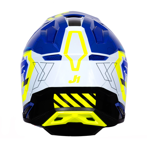 CASCO J40 MISSION FLUO YELLOW/BLUE GLOSS L JUST1