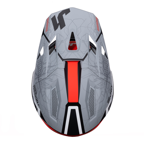 CASCO J40 MISSION RED/GREY MATT XL JUST1