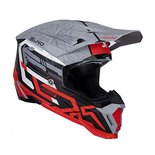 CASCO J40 MISSION RED/GREY MATT L JUST1