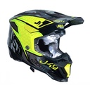 CASCO J40 SHOOTER CAMO/YELLOW FLUO/BLACK GLOSS XL JUST1