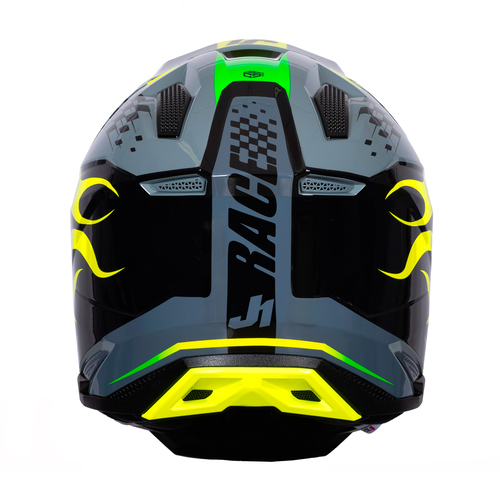 CASCO J40 SIXTIES YELLOW/BLACK/GREY GLOSS M JUST1