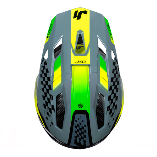 CASCO J40 SIXTIES YELLOW/BLACK/GREY GLOSS L JUST1