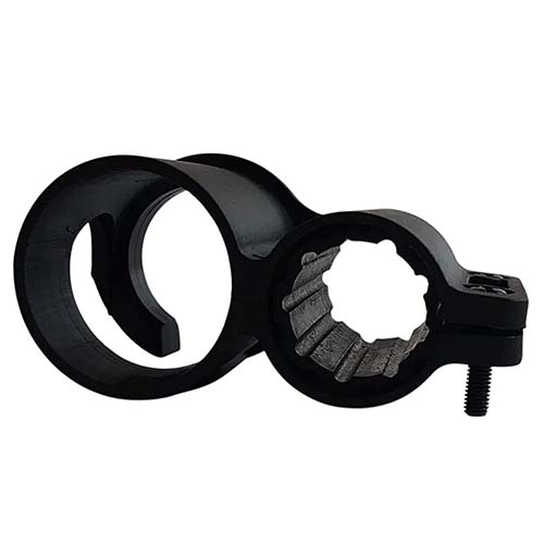 TRABA U 8154BL NEON SERIES NEGRO 11.5cmX23cm + ALARGADOR + SOPORTE ONGUARD