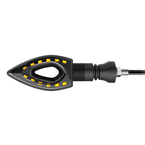 FARO DE GIRO UNIVERSAL AMBAR 12V 5W 1500 LUX LED LIGHTING JUEGO (DJ-ZXD415W)