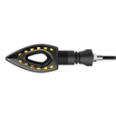 FARO DE GIRO UNIVERSAL AMBAR 12V 5W 1500 LUX LED LIGHTING JUEGO (DJ-ZXD415W)