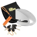 TRABA DISCO CON ALARMA 120DB 8259 6mm PLATEADO ONGUARD