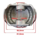 KIT PISTON MOTOMEL XMM 250/SR 200/GILERA VC200/SKUA250 65.5mm (1.00) STD