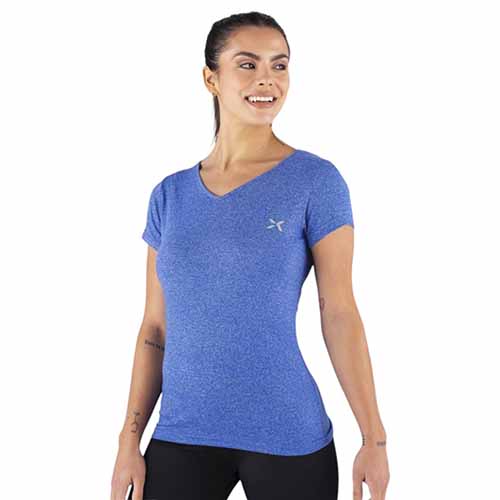 REMERA RUNNING MUJER JASPEADA FRANCIA XXL YAKKA (4015)