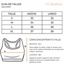 TOP DEPORTIVO FEMME TALLE L YAKKA (3011)
