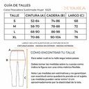 CALZA PESCADORA NEGRA TALLE M YAKKA (3007)