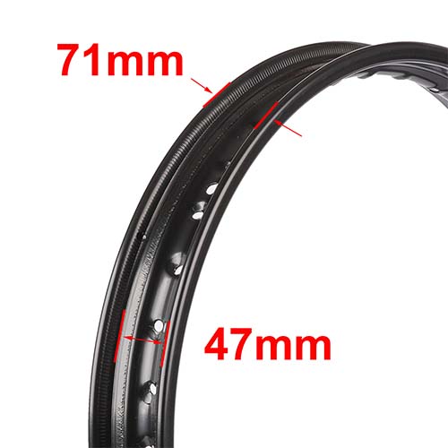 ARO DE LLANTA ACERO NEGRO 185X18 STD