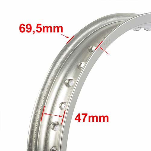 ARO DE LLANTA ALUMINIO 6063 (ALUMINIO 36A) 185X19 STD