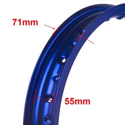 ARO DE LLANTA ALUMINIO 6063 (AZUL 36A) 215X17 STD