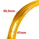 ARO DE LLANTA ALUMINIO 6063 (DORADO 32A) 185X19 STD