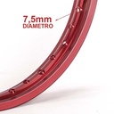 ARO DE LLANTA ALUMINIO 6063 (ROJO 36A) 185X21 STD