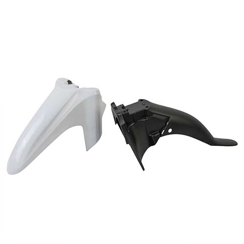 GUARDABARRO DEL. YAMAHA NEW CRYPTON 110 (2 PCS) BLANCO MTC
