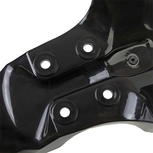 GUARDABARRO DEL. ZANELLA ZR 150/200/250 NEGRO MTC