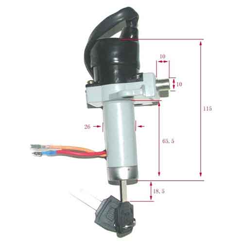 LLAVE DE CONTACTO HONDA CBX 250 TWISTER / XR250 TORNADO STD