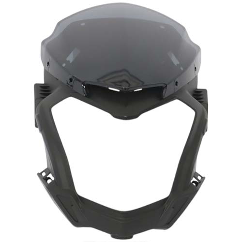 CUBRE OPTICA + PARABRISA BAJAJ DOMINAR 250 / 400 NEGRO MTC