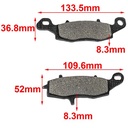 PASTILLA DE FRENO KAWASAKI ZR 750 / GPZ 1100 / SUZUKI GS 500 HYD (121)