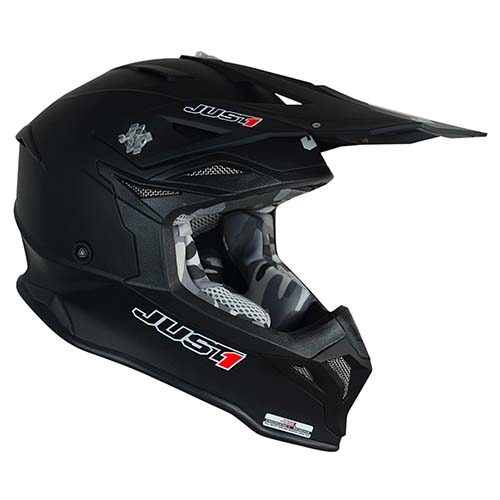 CASCO JUST1 J39 SOLID BLACK MATT L