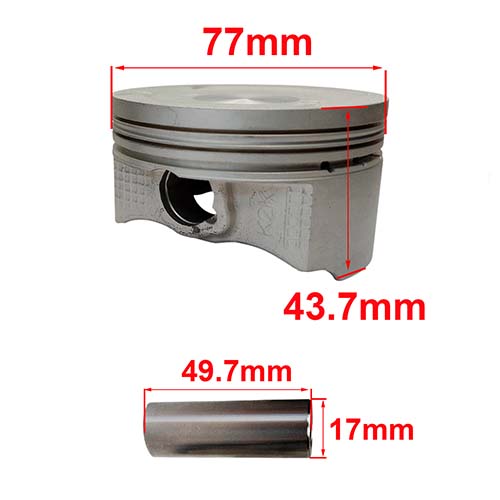 KIT CILINDRO + PISTON HONDA CB300F / XR300L TORNADO (77MM) STD