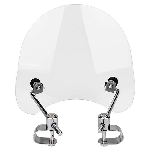 PARABRISAS TRANSPARENTE UNIVERSAL FARO REDONDO PRO CON SOPORTES HERITAGE MTC (NAC)