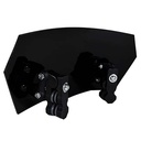 DEFLECTOR DE PARABRISAS NEGRO UNIVERSAL CON SOPORTE PHANTOM MTC (NAC)