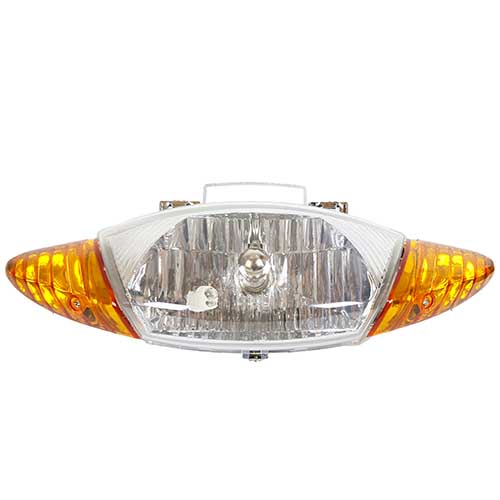 FAROL DEL. (OPTICA) HONDA C100 BIZ/GUERRERO TRIP (GIRO NARANJA) MTC EXCLU