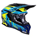 CASCO JUST1 J39 REVO BLUE FLUO YELLOW BLACK GLOSS M