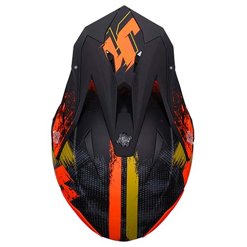 CASCO JUST1 J39 STORM ORANGE SAND BLACK XL