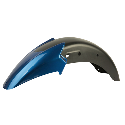 GUARDABARRO DEL. BAJAJ ROUSER 135 AZUL (+ BABERITO) MTC