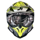 CASCO JUST1 J39 REVO GREY/YELLOW FLUO/BLACK MATT XL