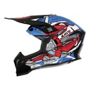 CASCO JUST1 J39 SUPPRESSOR RED/BLUE/BLACK GLOSS XL