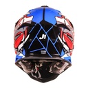 CASCO JUST1 J39 SUPPRESSOR RED/BLUE/BLACK GLOSS XXL
