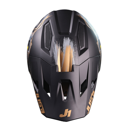 CASCO JUST1 J40 PANTER BLACK MATT L