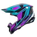 CASCO JUST1 J40 SPEED PURPLE/BLUE/BLACK GLOSS L