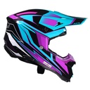 CASCO JUST1 J40 SPEED PURPLE/BLUE/BLACK GLOSS L