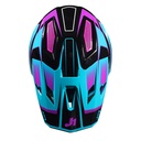 CASCO JUST1 J40 SPEED PURPLE/BLUE/BLACK GLOSS L