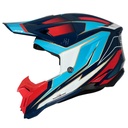 CASCO JUST1 J40 SPEED RED/WHITE/BLUE GLOSS L