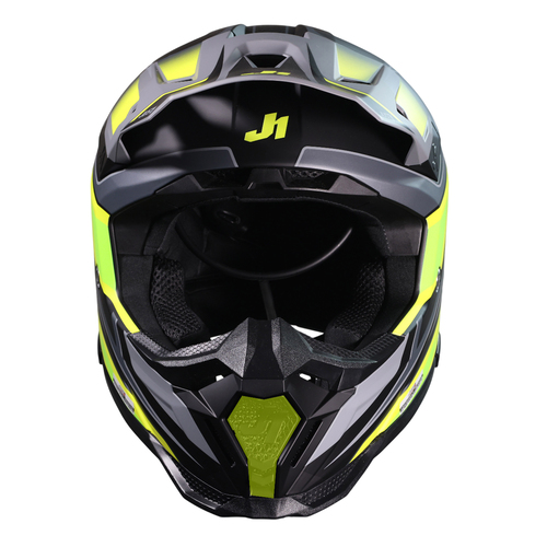 CASCO JUST1 J40 SPEED YELLOW FLUO/BLACK MATT S