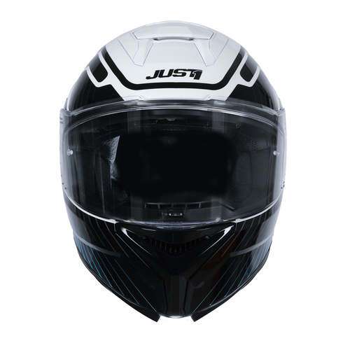CASCO JUST1 J-STR TACTICAL BLUE/WHITE GLOSS L