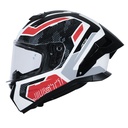 CASCO JUST1 J-STR UNION RED/WHITE GLOSS L