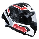 CASCO JUST1 J-STR UNION RED/WHITE GLOSS M