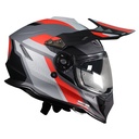 CASCO JUST1 J34 PRO GLOBE FLUO RED/BLACK MATT M